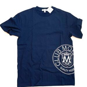 NWT! Club Monaco Navy Blue Men's Shirt Sz XXS